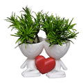 Macetero Robert Plant Pareja Corazon