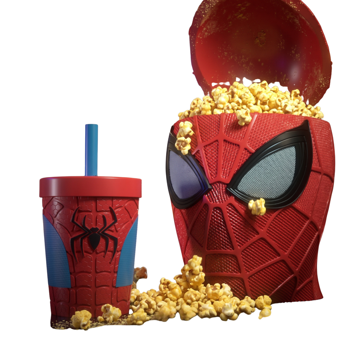 Vaso  y Palomera Spiderman