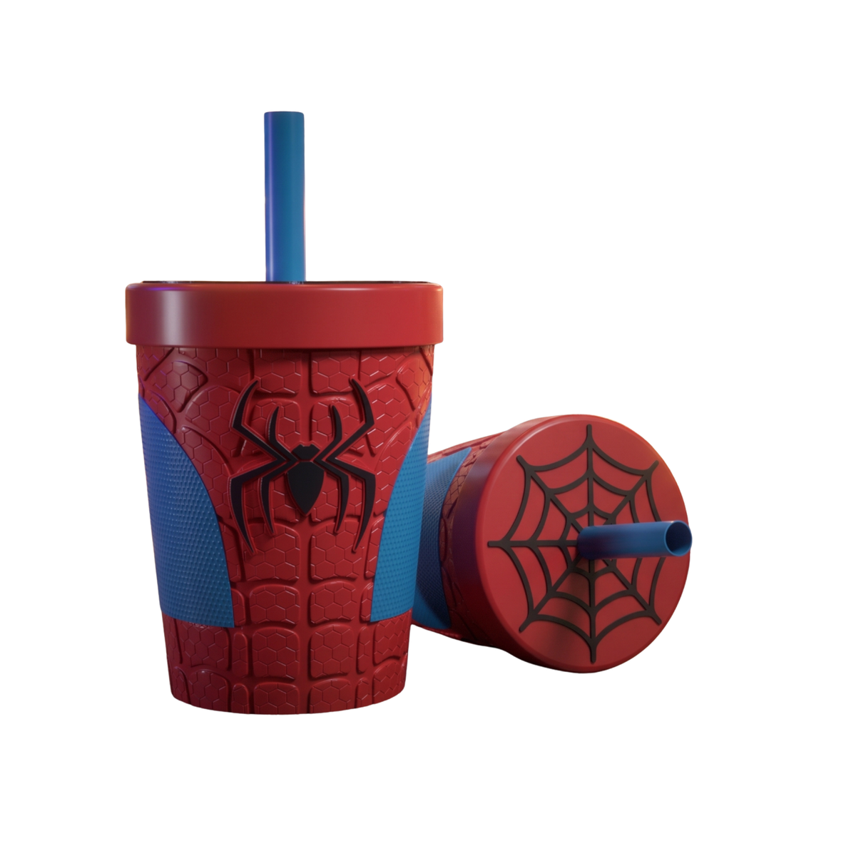 Vaso  y Palomera Spiderman