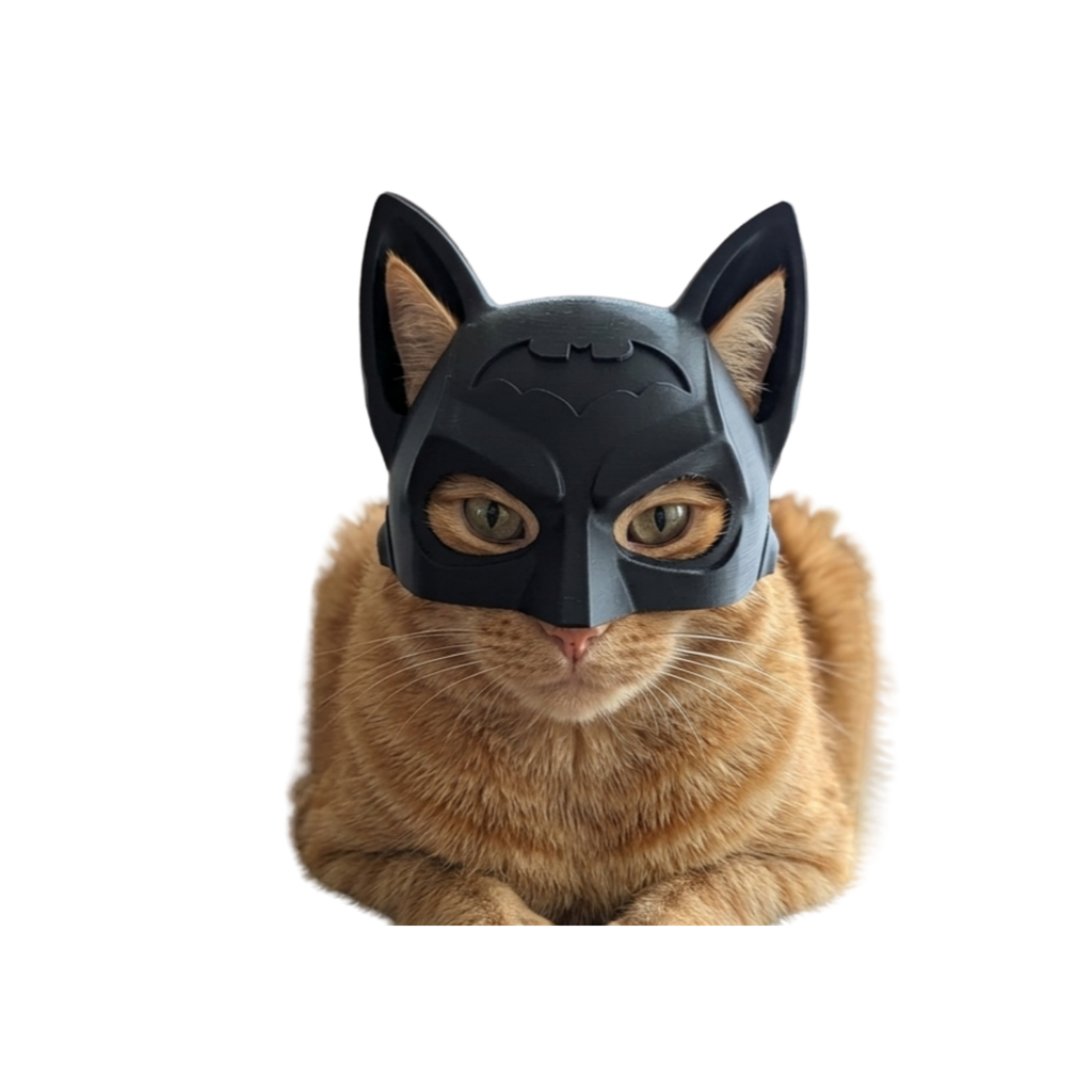 Casco de murciélago para gato inspirado en Batman — Vista 2