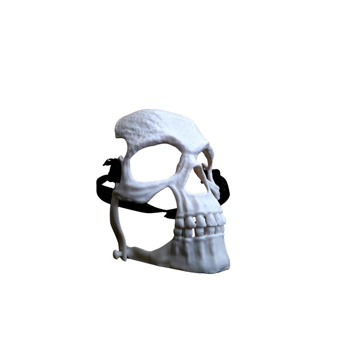 Máscara de calavera con mandíbula móvil — Vista 2