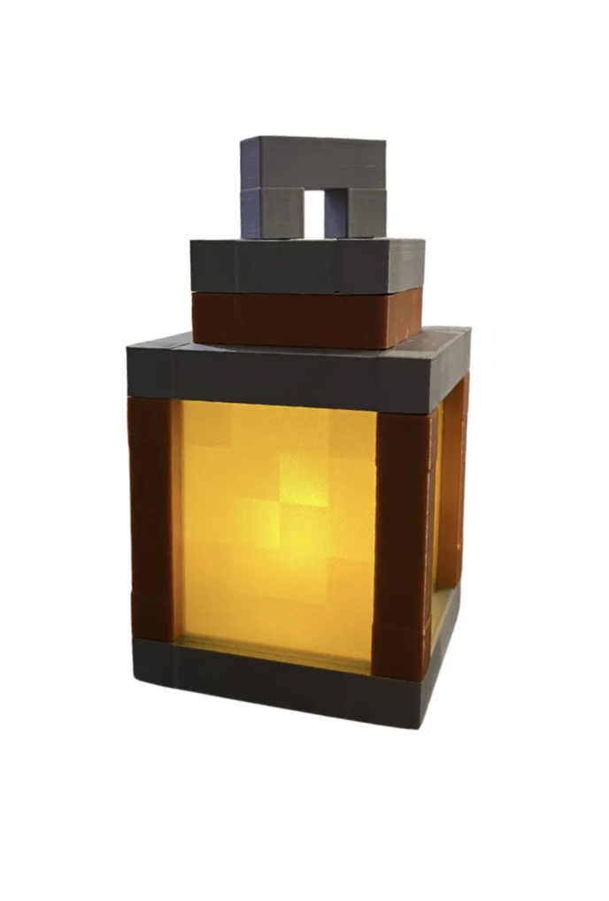 Lampara de minecraft Mini