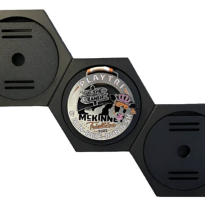 Medallero Hexagonal X 3 Unid Para Medallas (Variedad  De Colores)
